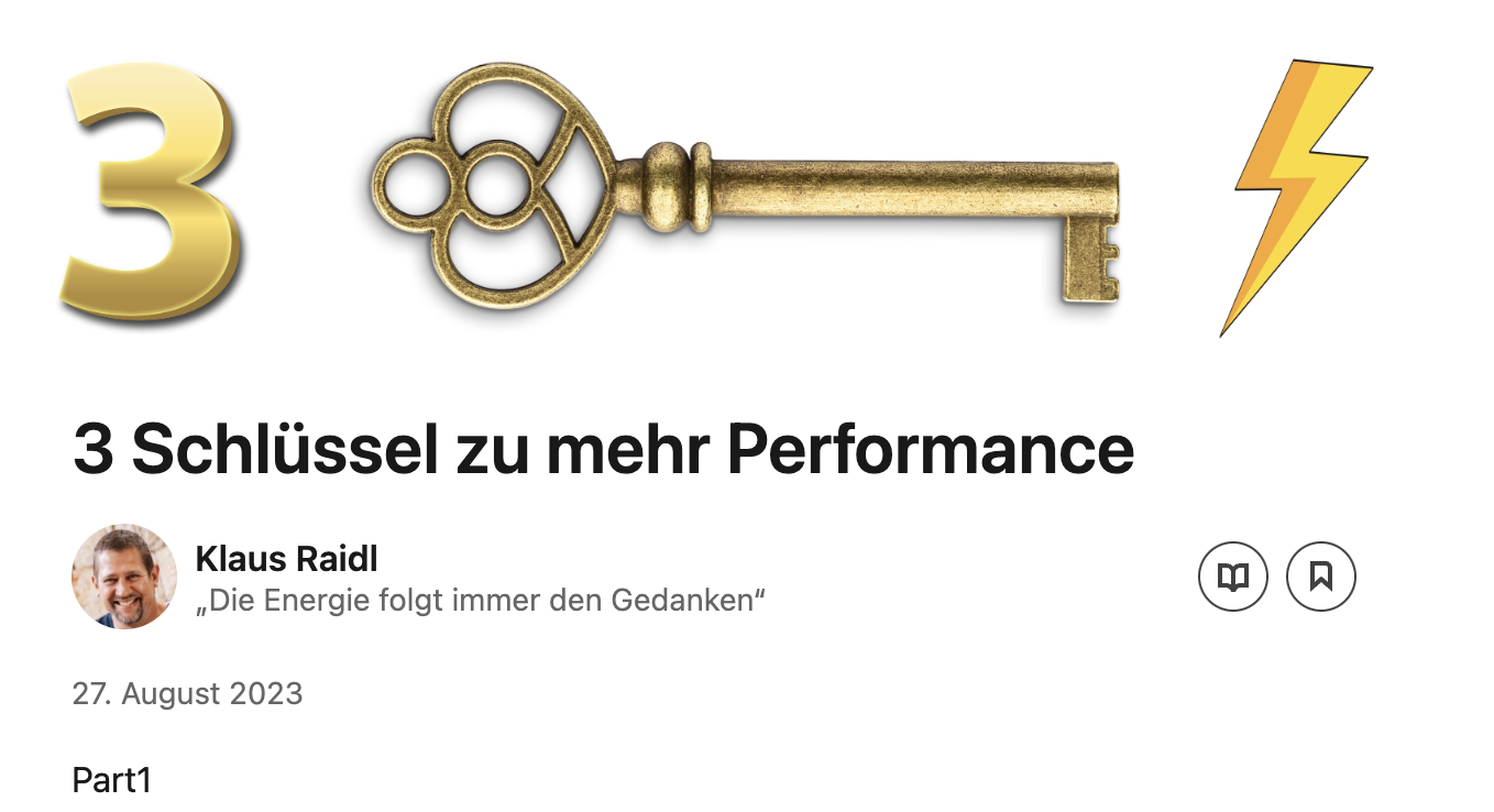 Leistungssteigerung druch Energiearbeit Der Schlüssel zu mehr Performance
