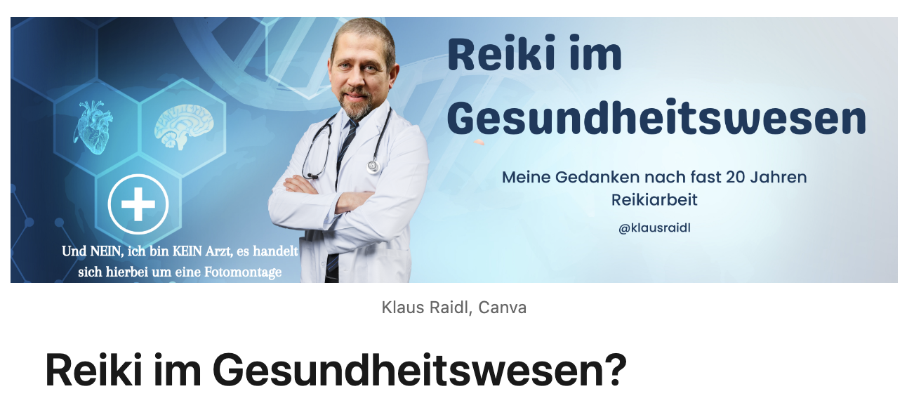 Reiki im Gesundheitswesen Reiki