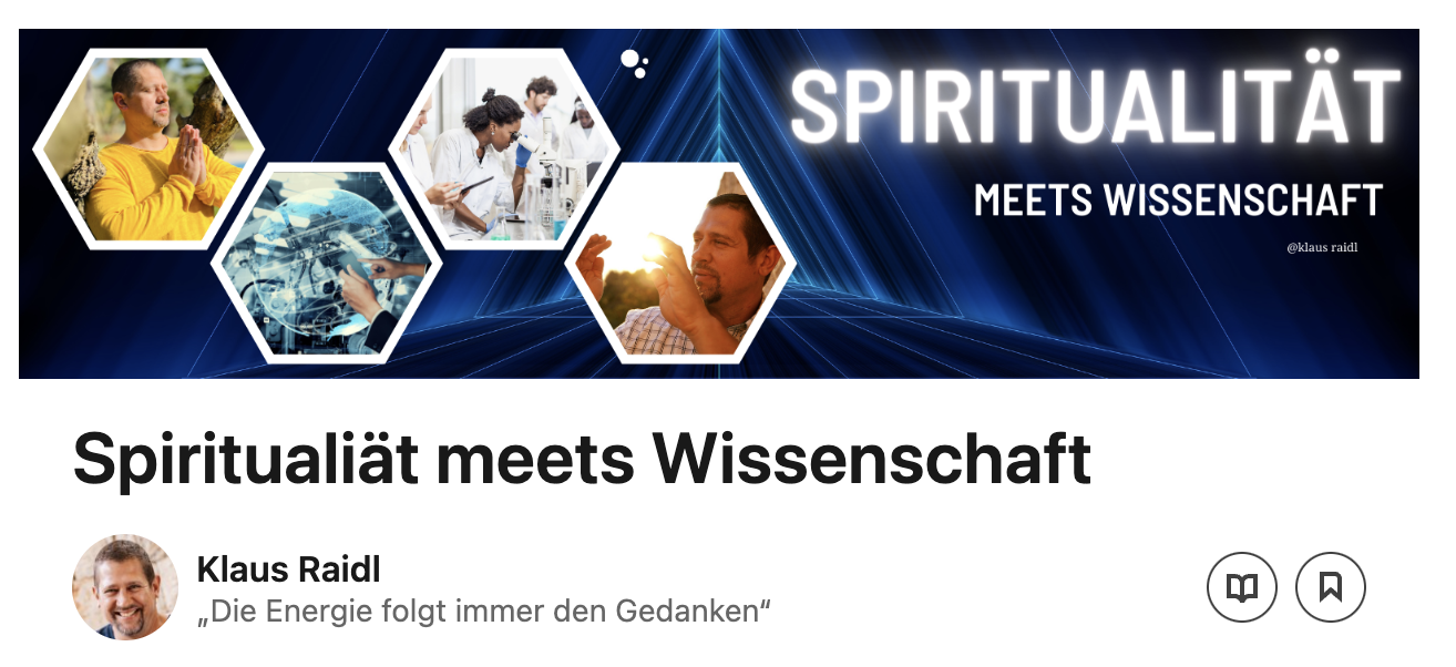 Wissenschaft meets Spiritualität Wissenschaft meets Spiritualität
