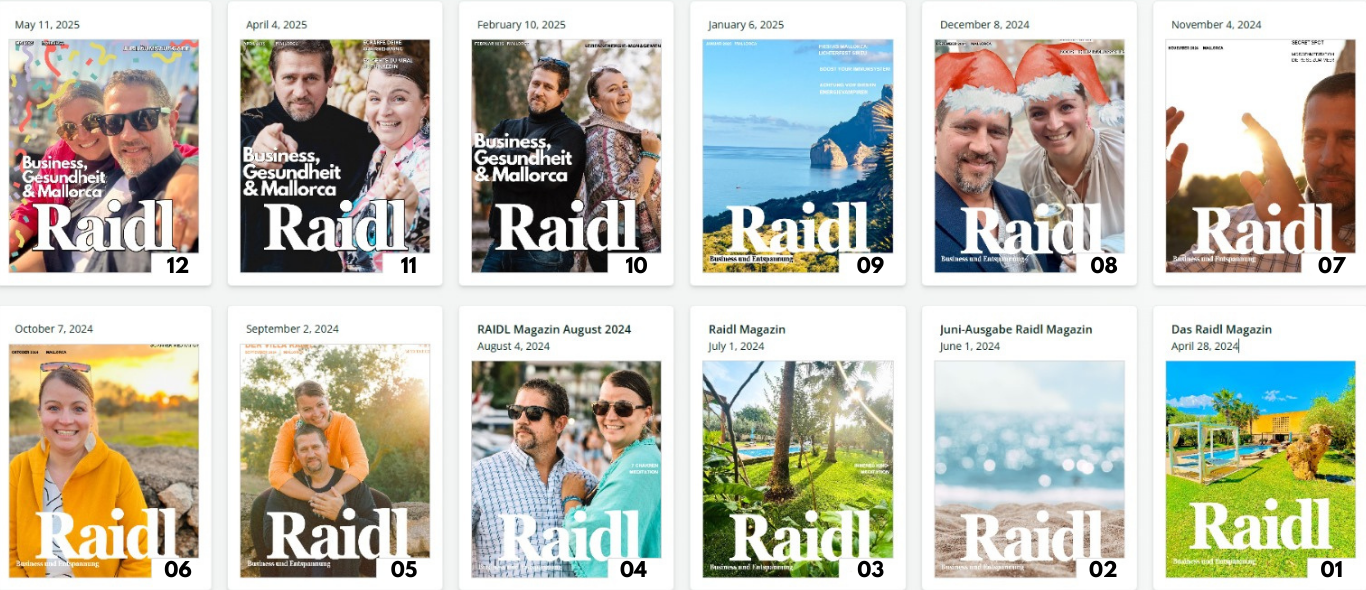 Raidl Magazin 1 Jahr..