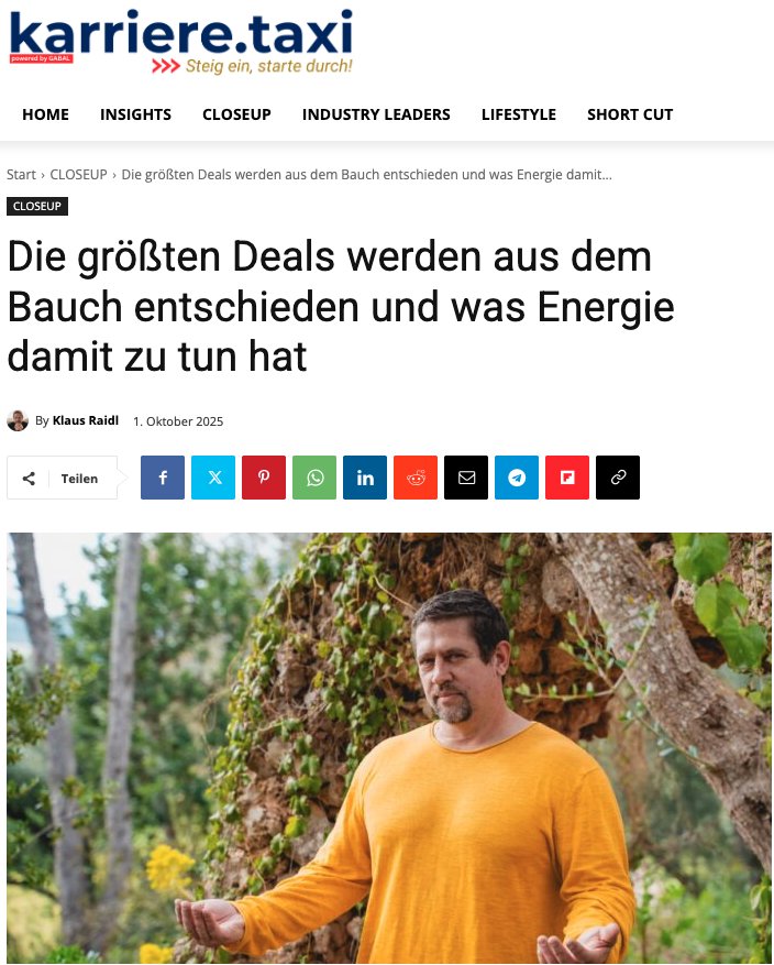 Klaus Raidl in der Presse - Karriere.taxi